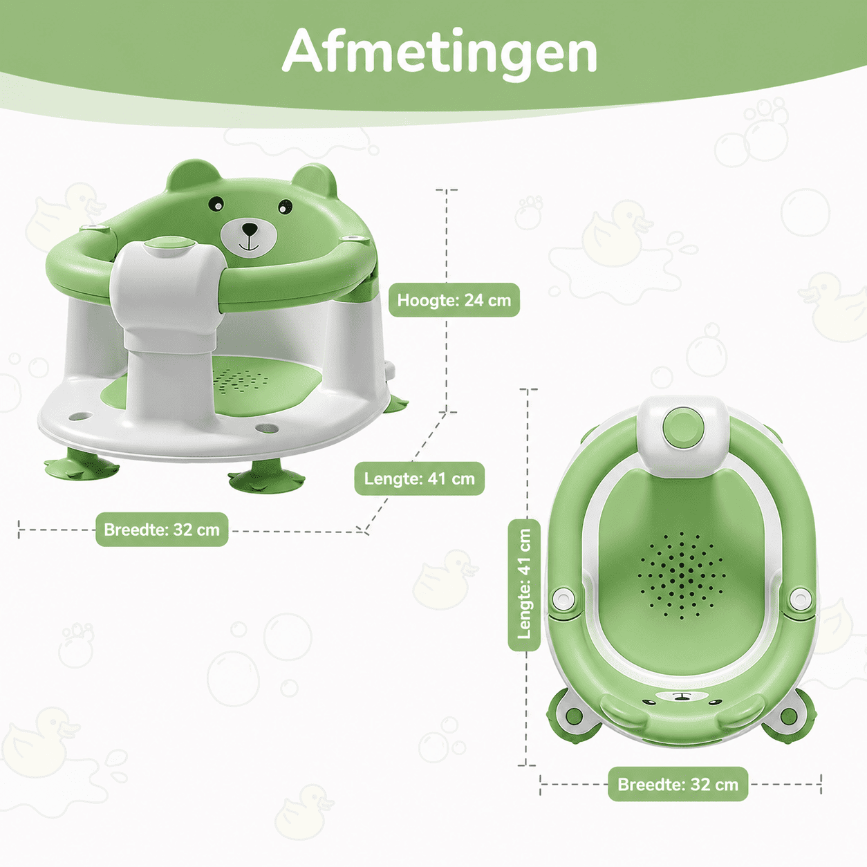 Baby bath seat™ | Rust en Veilgheid Tijdens ieder Badmoment.