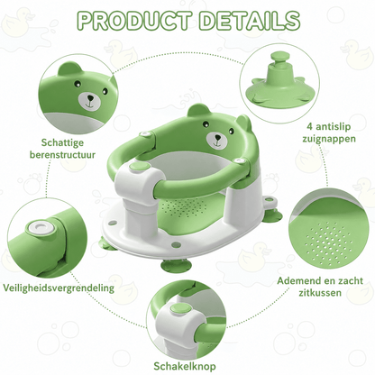 Baby bath seat™ | Rust en Veilgheid Tijdens ieder Badmoment.