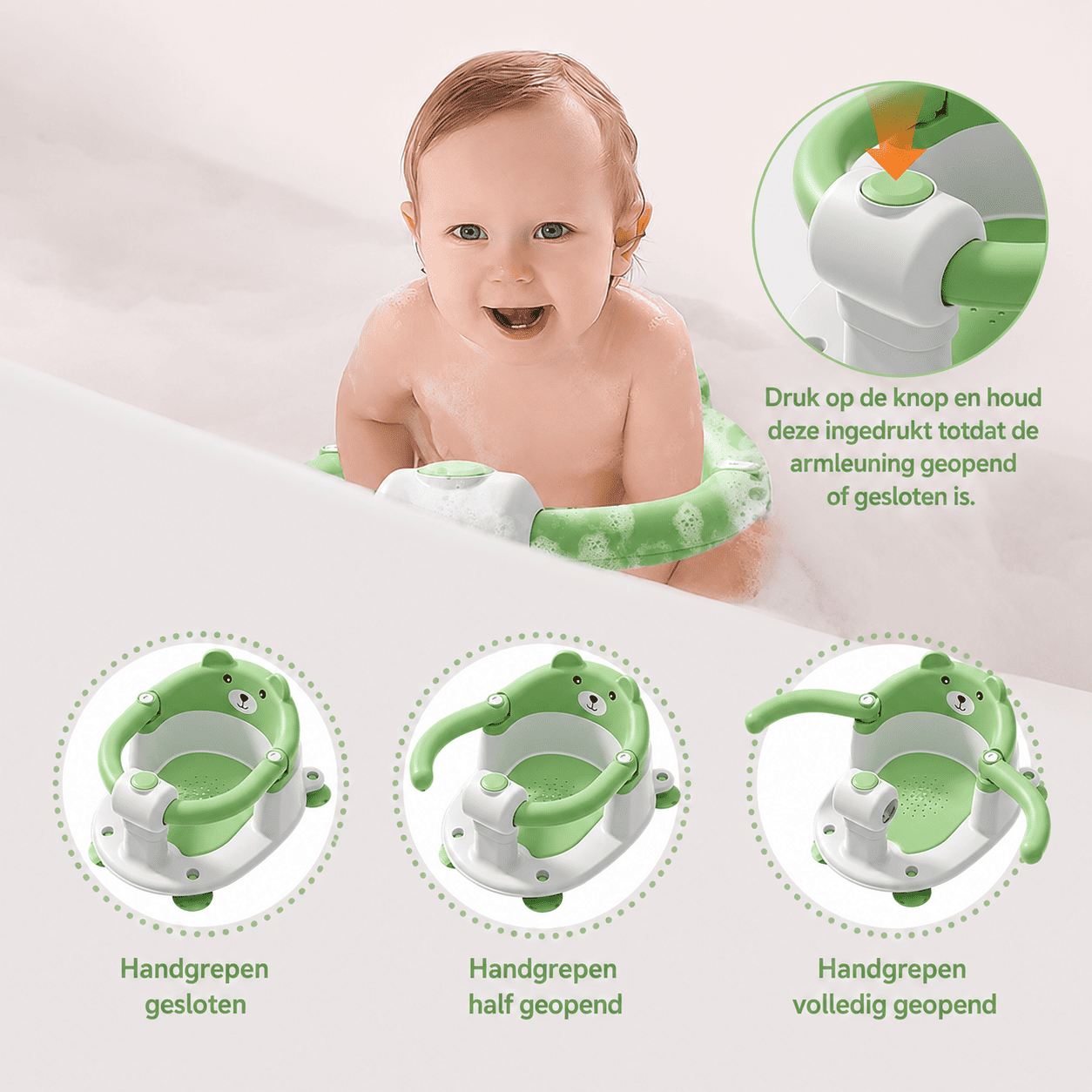 Baby bath seat™ | Rust en Veilgheid Tijdens ieder Badmoment.