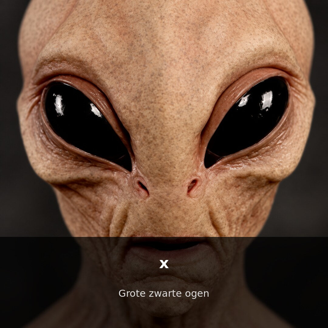Grimora Alien Masker - Realistisch Latex Hoofdmasker