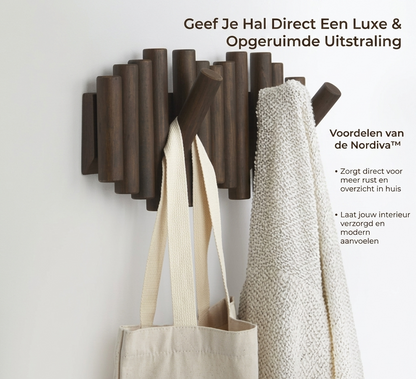 Nordiva™ – Luxe Design Kapstok voor een Stijlvolle Entree