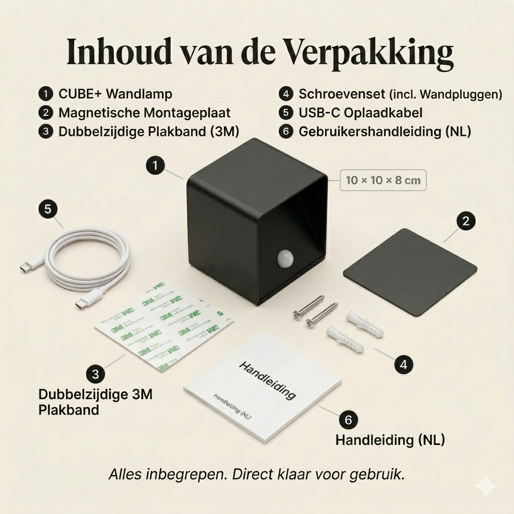AuraBeam™ – Slimme Draadloze LED Wandlamp