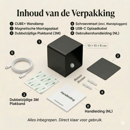 AuraBeam™ – Slimme Draadloze LED Wandlamp