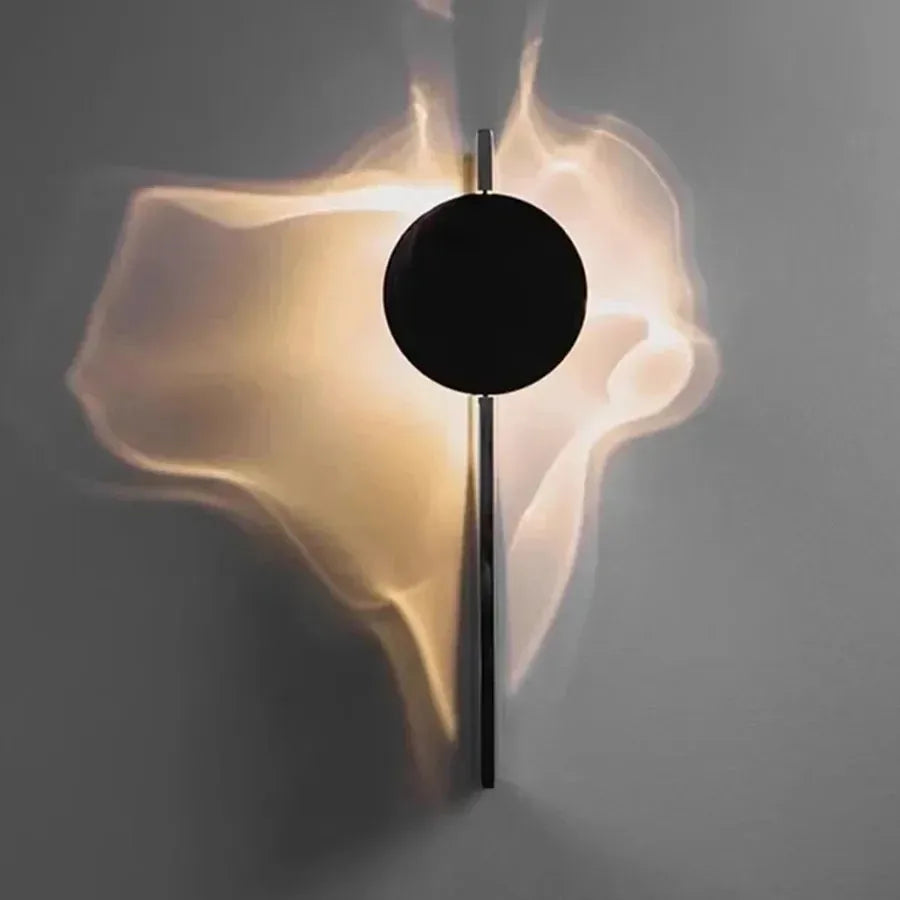Lichtpatroon op de wand