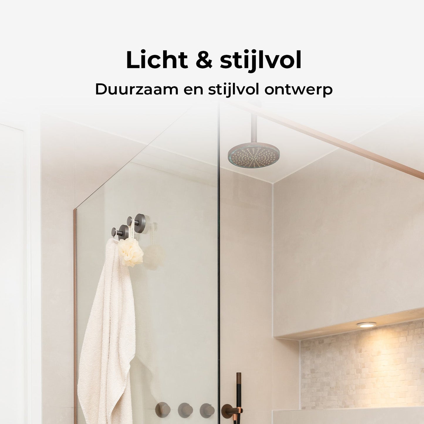 Zuignap Handdoekhaak - Set van 2