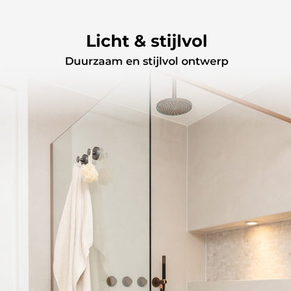 Zuignap Handdoekhaak - Set van 2