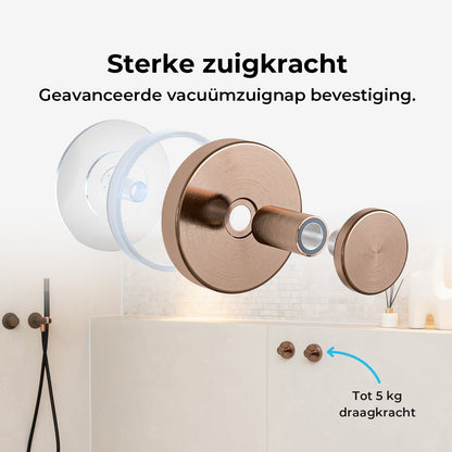 Zuignap Handdoekhaak - Set van 2