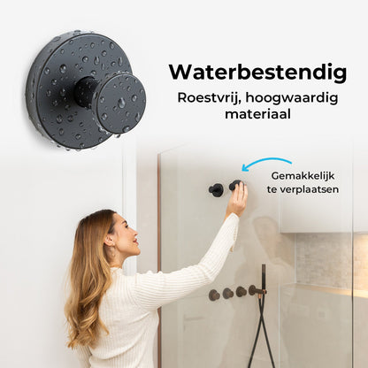 Zuignap Handdoekhaak - Set van 2
