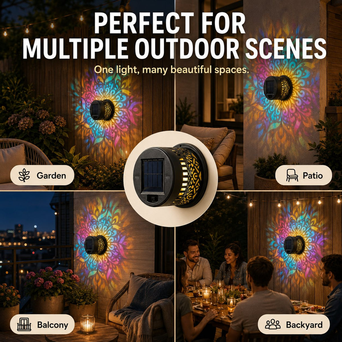 Solar Vivaglow wand licht projector