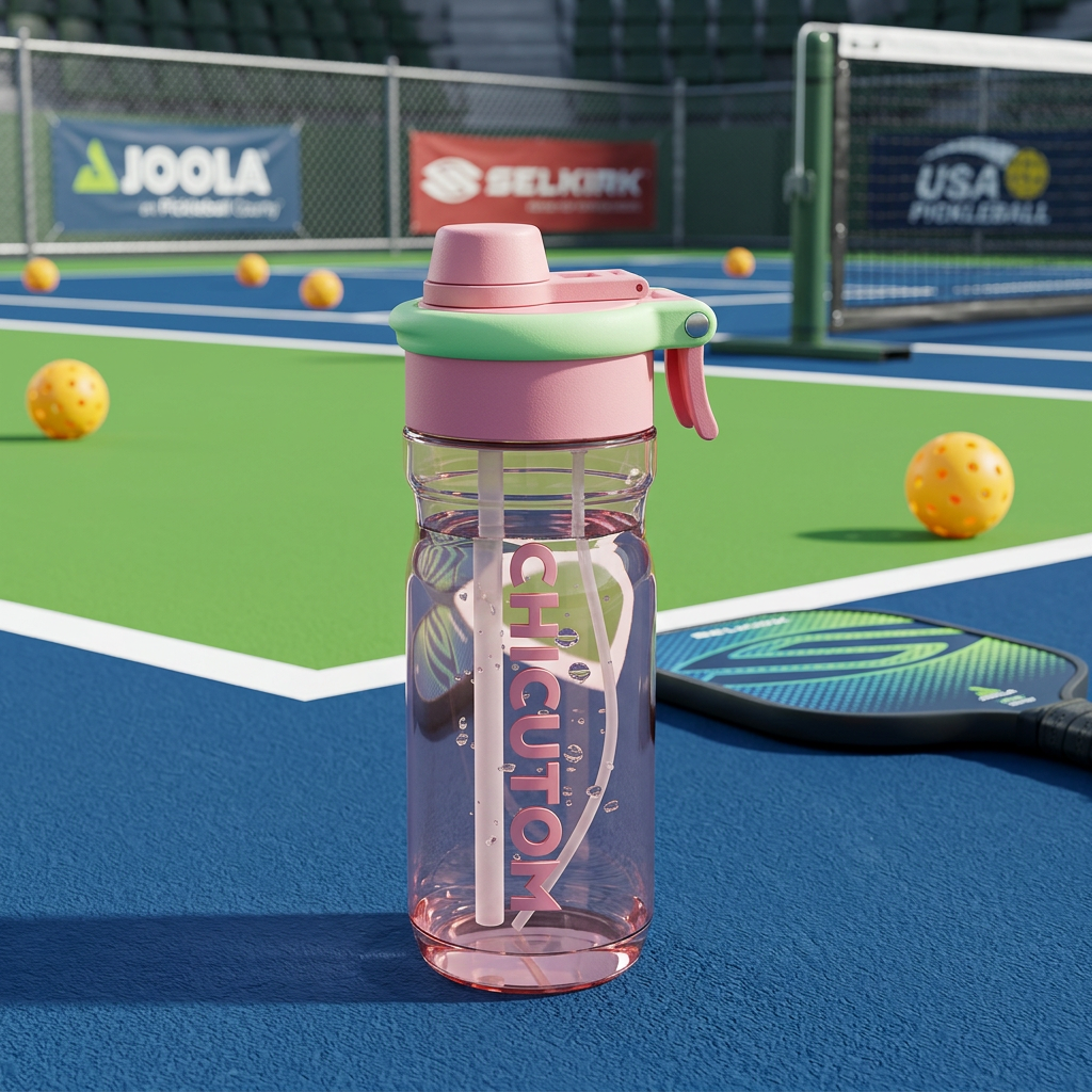 2-in-1 sportwaterfles met sprayfunctie en rietje – grote inhoud en lekvrij