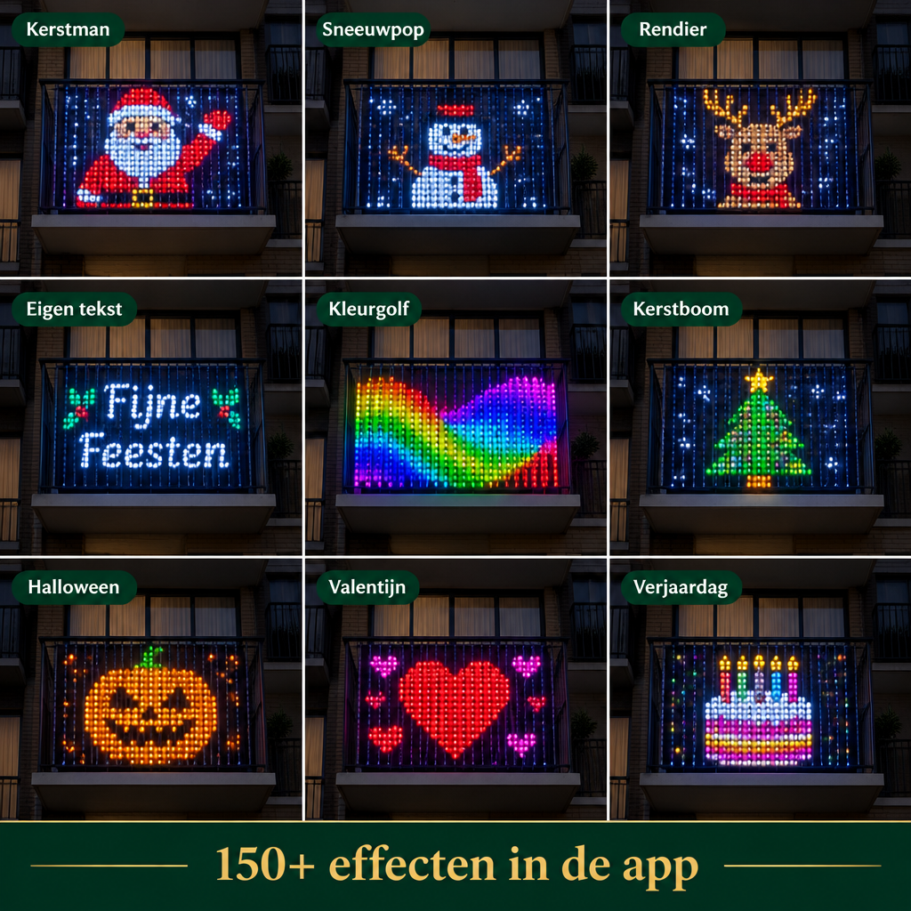 Meer dan 150 effecten in de app