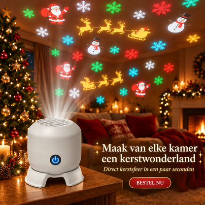 Glinora kerstprojector maakt van elke kamer een kerstwonderland