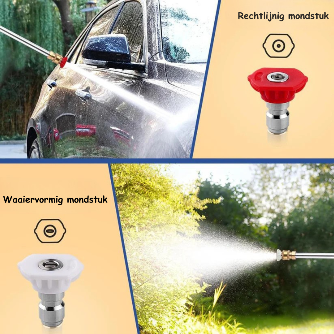 HydroJet Pro™ – Krachtige Reinigingsspuit voor Elke Tuinslang
